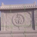 陇南 芝麻白花岗岩屏风，照壁，影壁