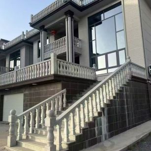 陇南 芝麻白别墅阳台栏杆，楼梯栏杆