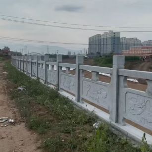陇南 石材河道栏杆