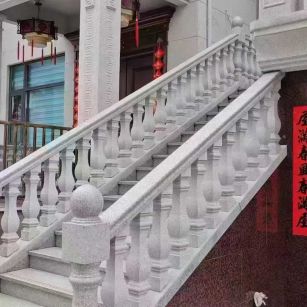 陇南 天然石材 阳台庭院护栏、栏杆