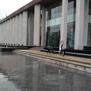 陇南芝麻白花岗岩在建筑上的应用