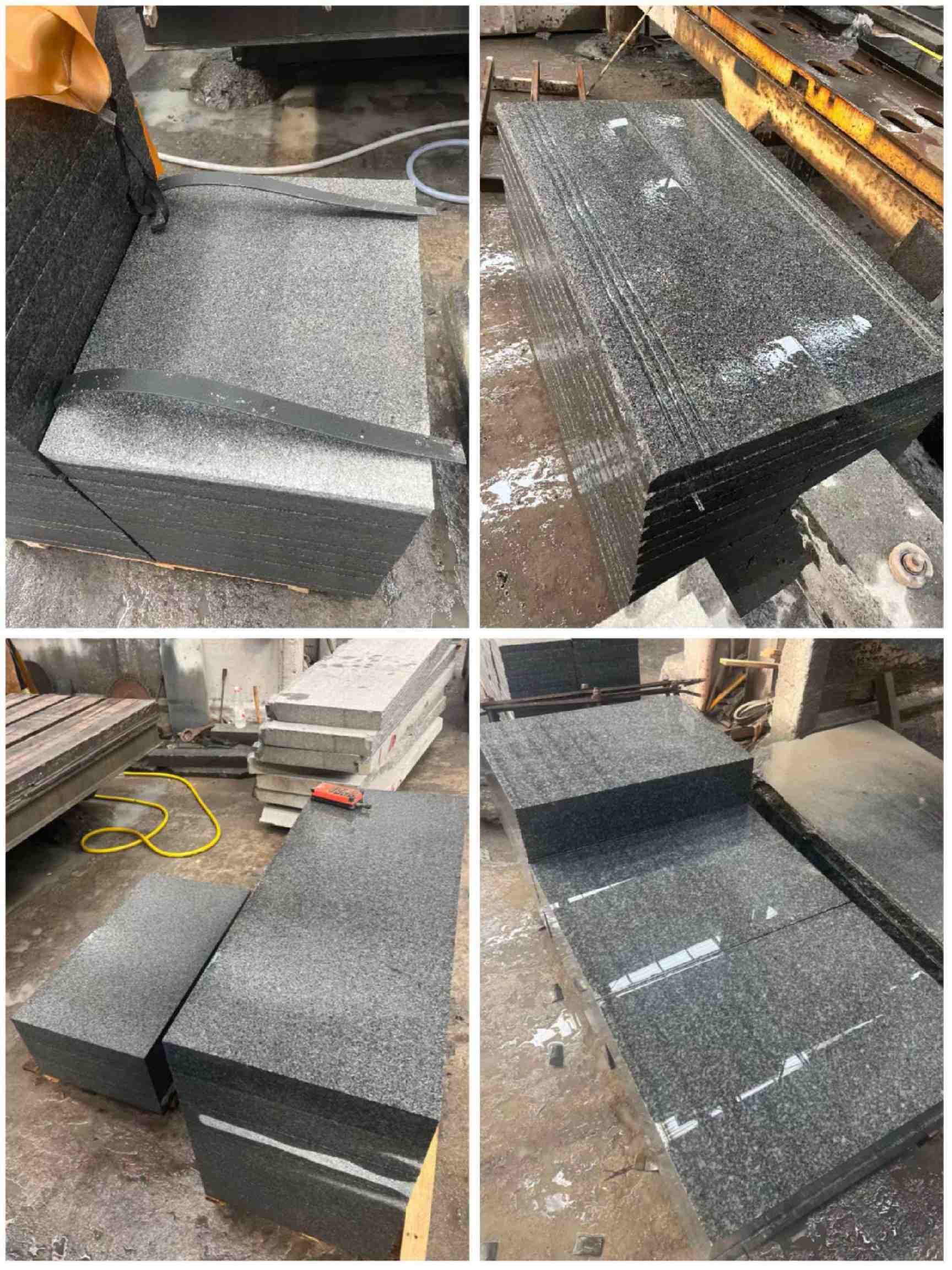 陇南 芝麻黑地铺石材