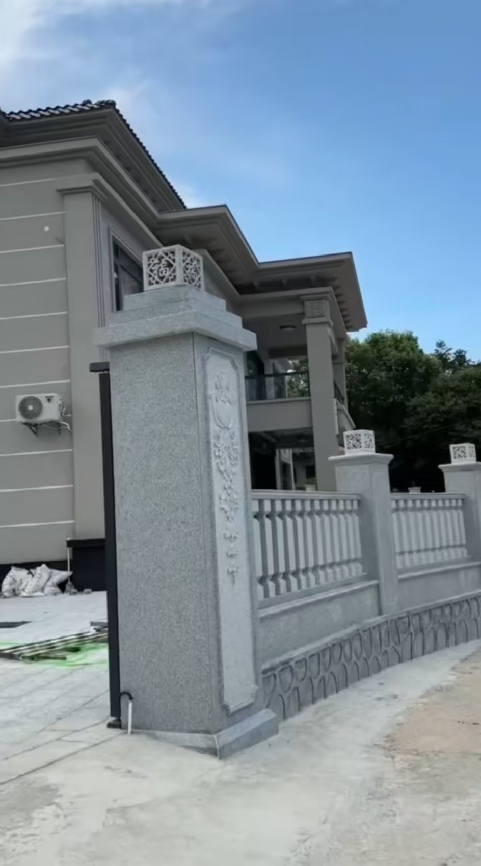 陇南 芝麻白别墅围墙栏杆，私人订制