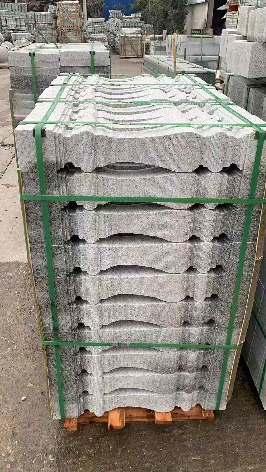陇南 芝麻白方形拉丝面，栏杆花瓶柱