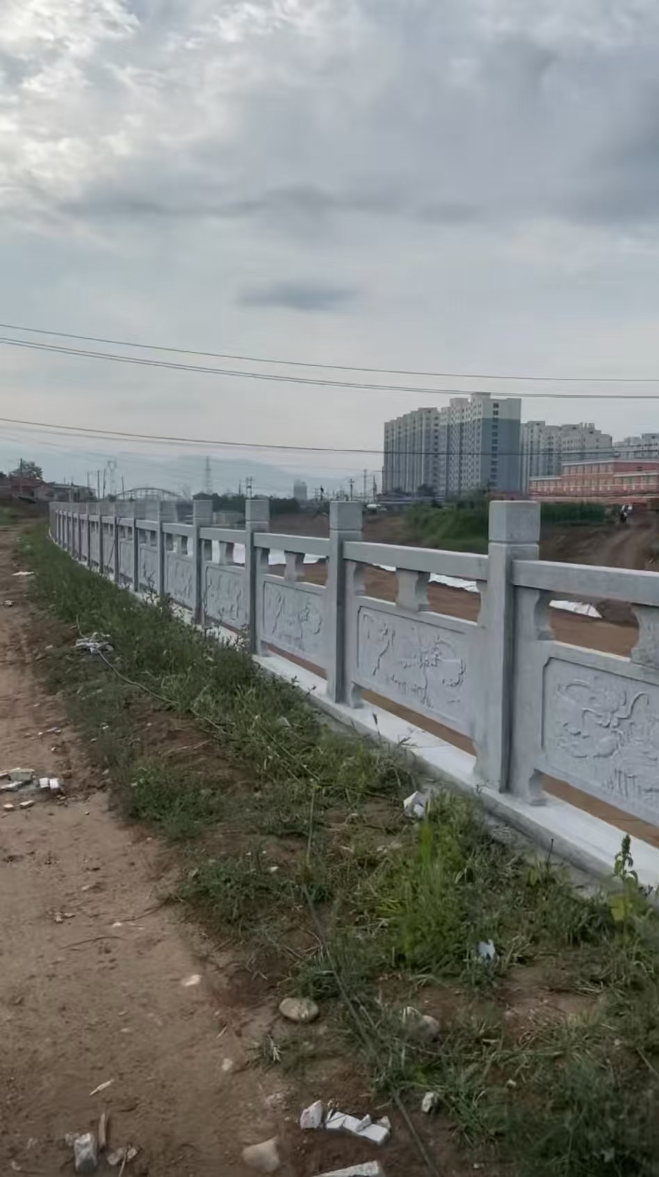 陇南 石材河道栏杆
