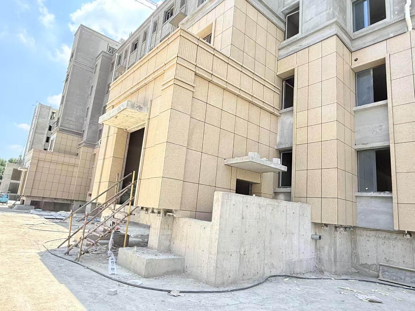 陇南 黄金麻干挂，工地实拍
