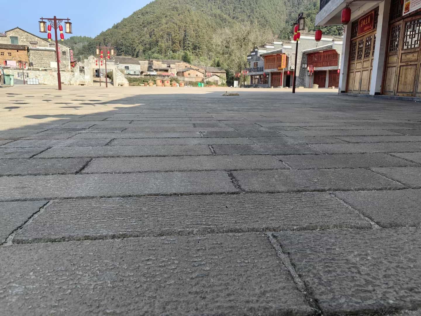 陇南仿古石铺装效果