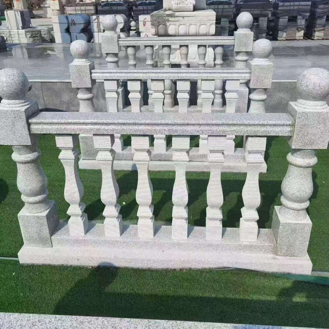 陇南 别墅石材栏杆特写