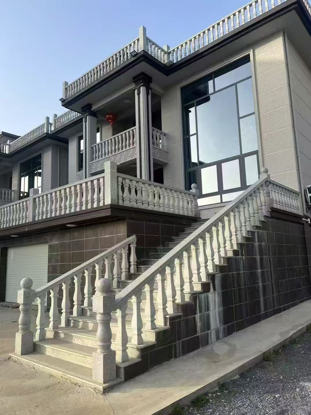 陇南 芝麻白别墅阳台栏杆，楼梯栏杆