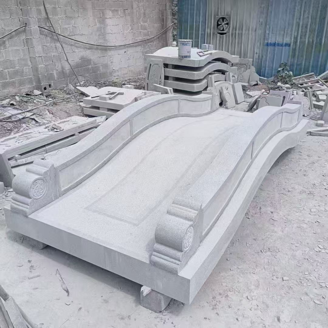 陇南 芝麻灰花岗岩园林景观 小石桥