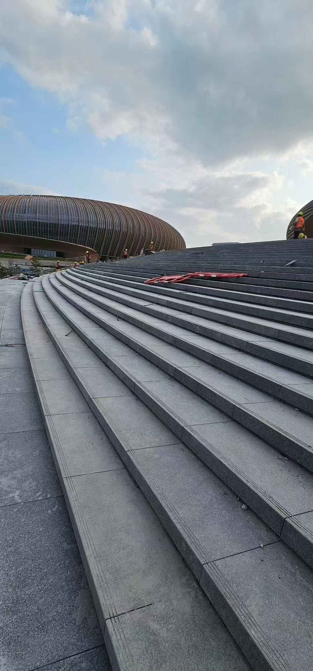 陇南 弧形整石台阶铺装效果图